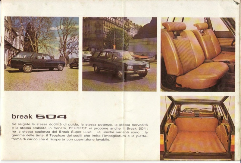 Brochure Peugeot 504 Break 1973 Img_0020