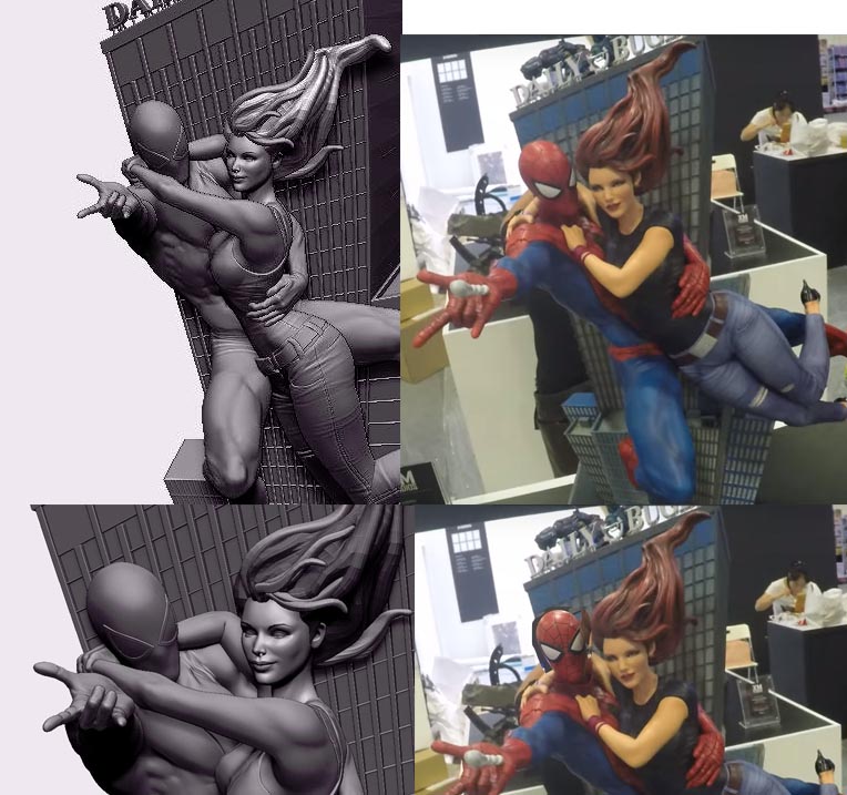 Spiderman and Mary jane set diorama  - Page 2 Spider10