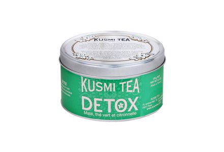 Rempoter dans une boîte de thé Kusmi Detox-10