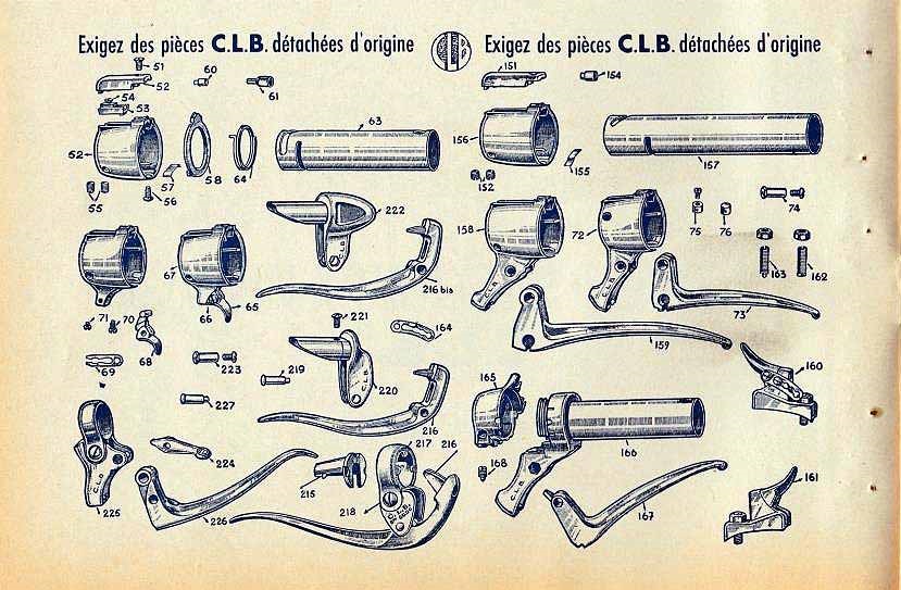 CLB   guidons, accessoires et freins Clb_gu14