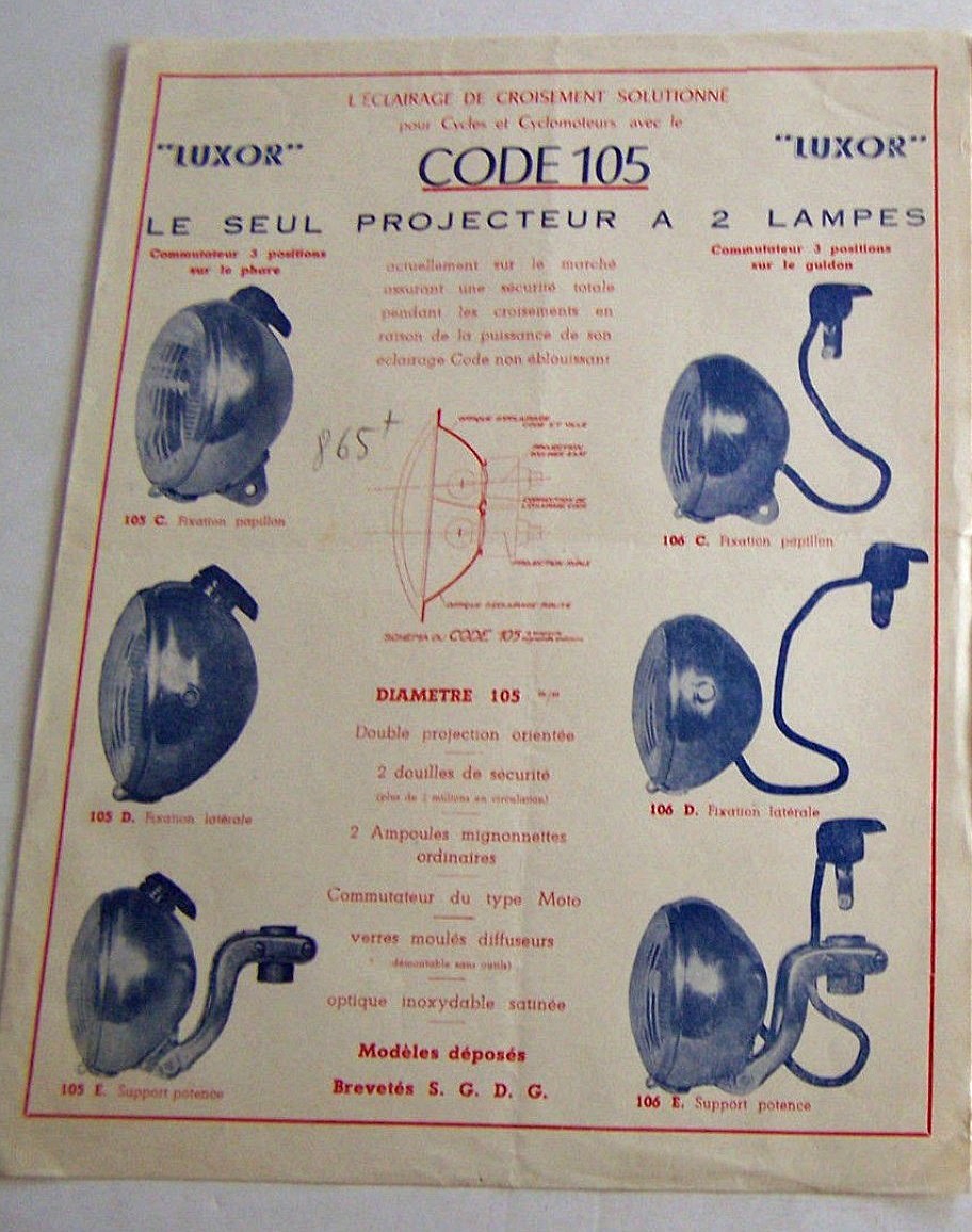 LUXOR  éclairage .... catalogue 1955 et doc Norma  Luxor_26