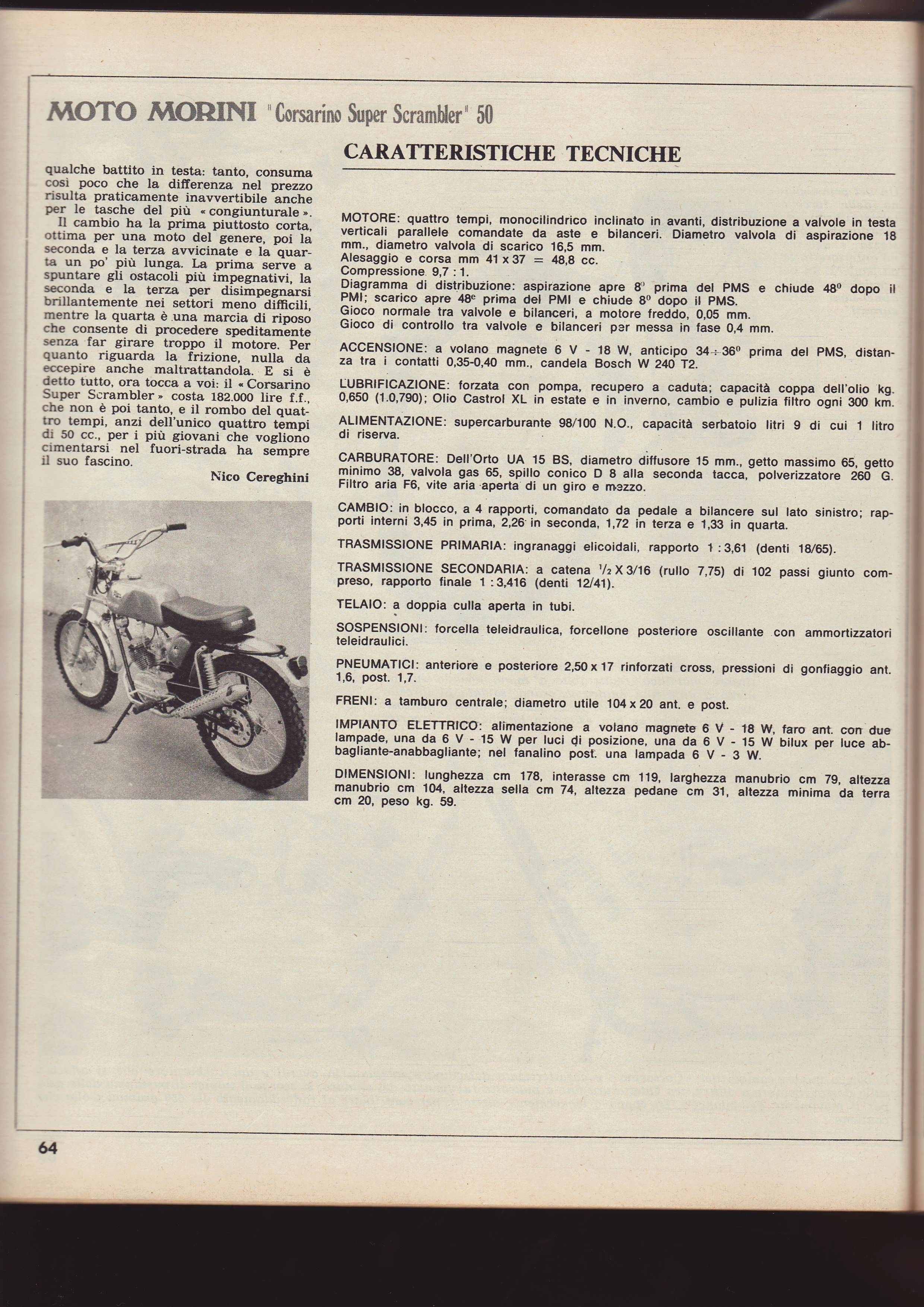 Quel dellorto pour groupe compact system/Minarelli P6? Morini11