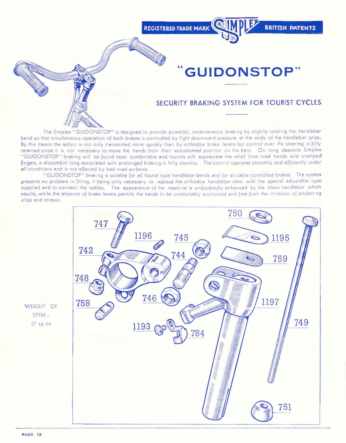 cyclo WORTHY avec moteur LE MISTRAL type 50E2 Simple12