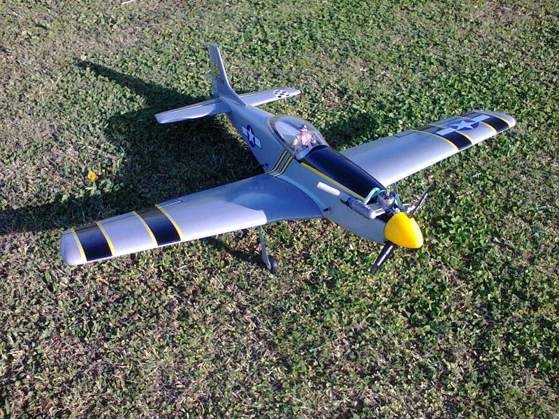 P51 Mustang by Kyosho (restoration)and flight video Foto1016