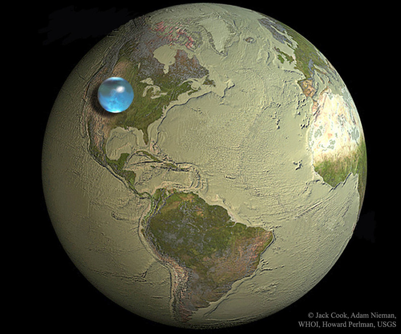 Toute l'eau de la Terre 16091111
