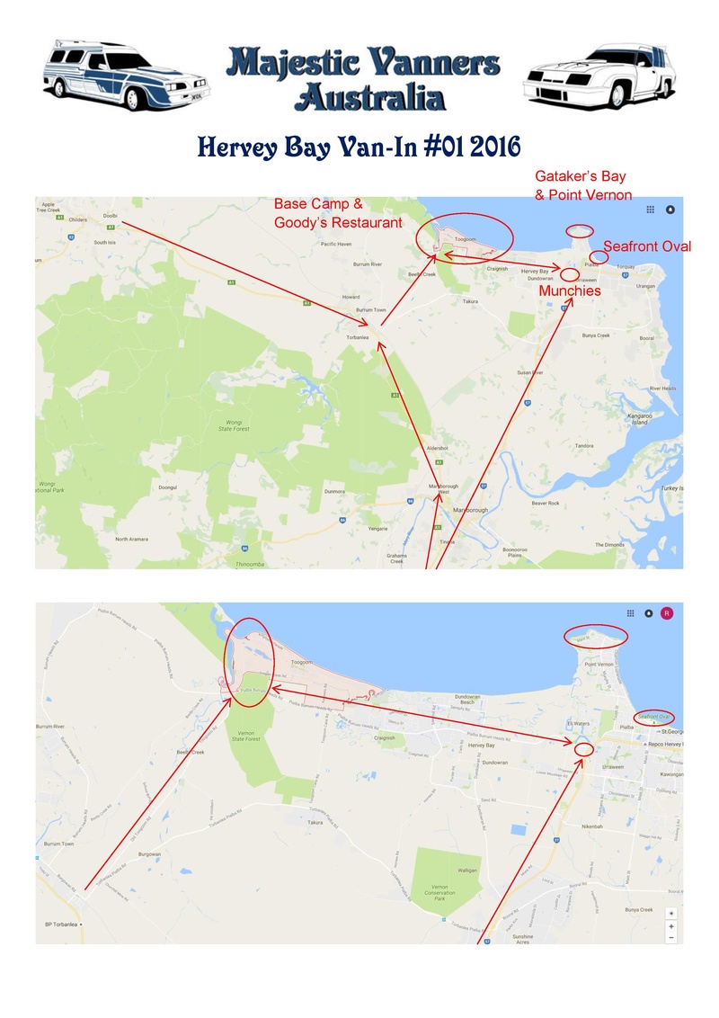 Hervey Bay Van-In Maps to help you find your way. Hervey15