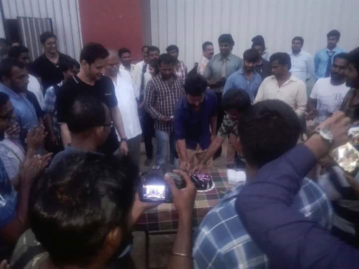 Mahesh celebrates his film’s team member’s birthday | AR Murugadoss 130
