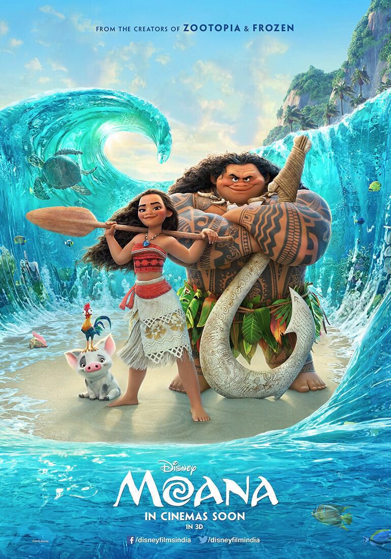 Disney Moana Official Poster | Form The Creators Of Zootopia And Frozen 132
