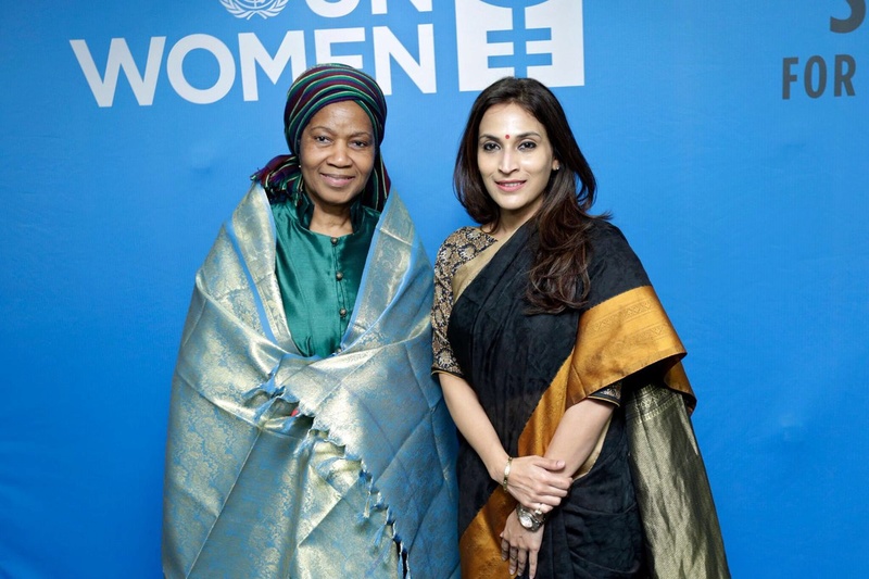 Aishwarya Dhanush With Phumzile Mlambo At UNWomen | YoungWomenLeaserShip | Youth4GenderEquality Aish210