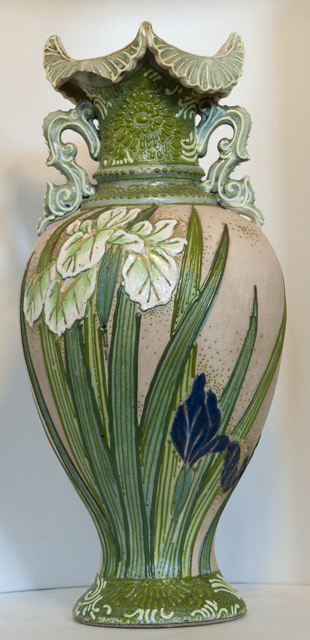 Vase faïence Nippon Moriage - signature à identifier SVP Wac_2011