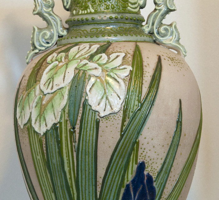 Vase faïence Nippon Moriage - signature à identifier SVP Wac_2014