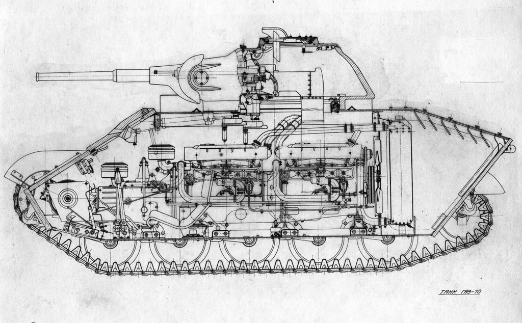 Т-70 с литой башней! T70dev14