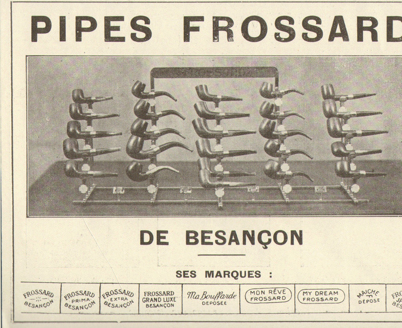 Fabrique des pipes Frassard stationnés à Besançon au début de 1900 Pipes_10