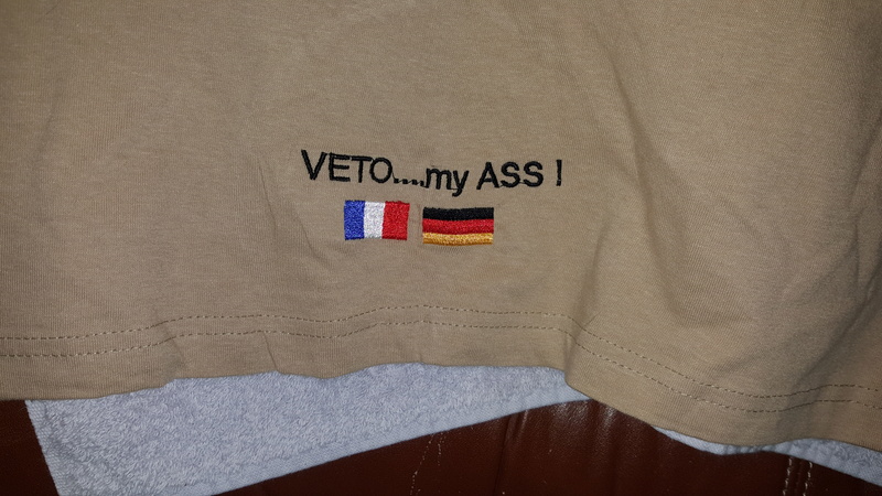 French army deployment t-shirt and polo 20160812