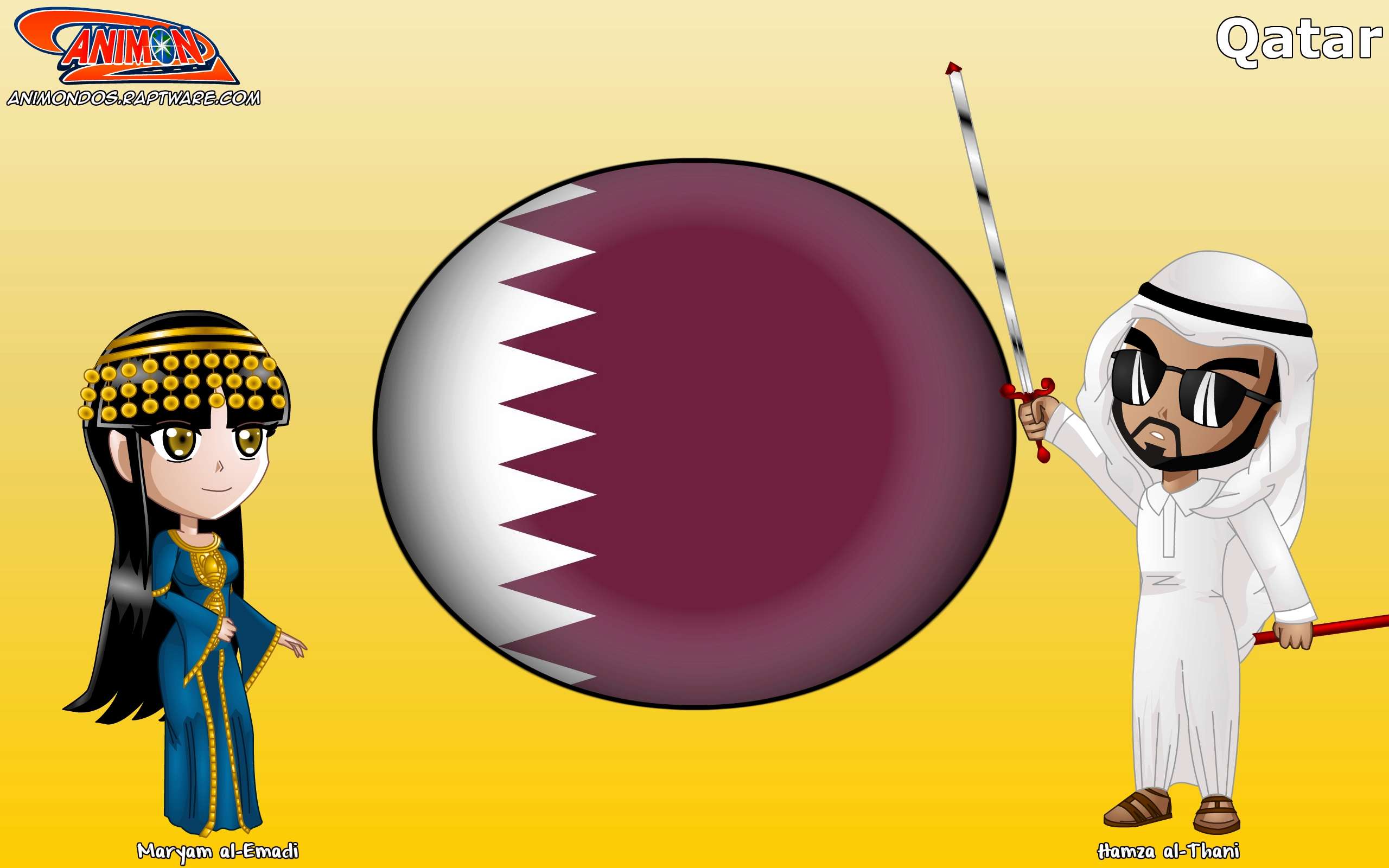 Trajes del mundo  - Página 7 Qatar10