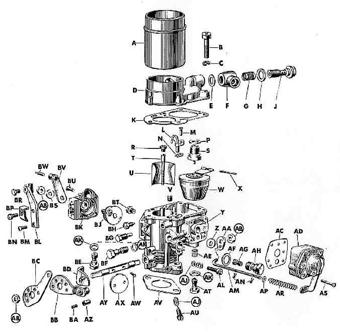 Pièces carburateur solex Carbur10