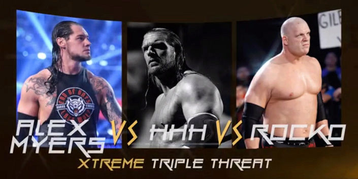 Triple - Xtreme Triple Threat: Myers vs HHH vs Rocko 110