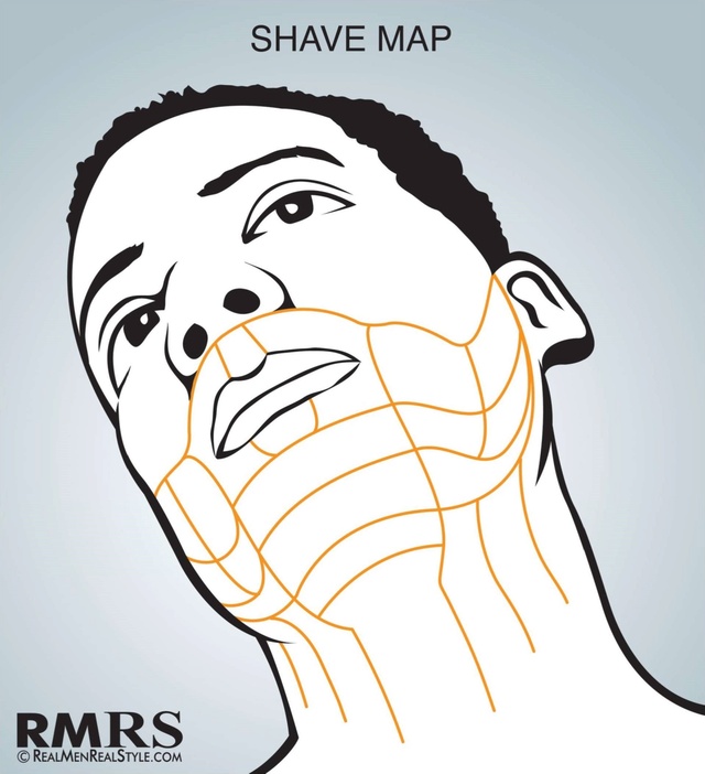 Le chemin du poil (Beard Map ou face mapping) pour apprendre à se raser dans le bons sens ! Beard_10