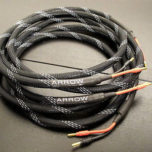 Speaker Cables 1 pair 2.5m length - Arrow brand audiophile grade Arrow_10