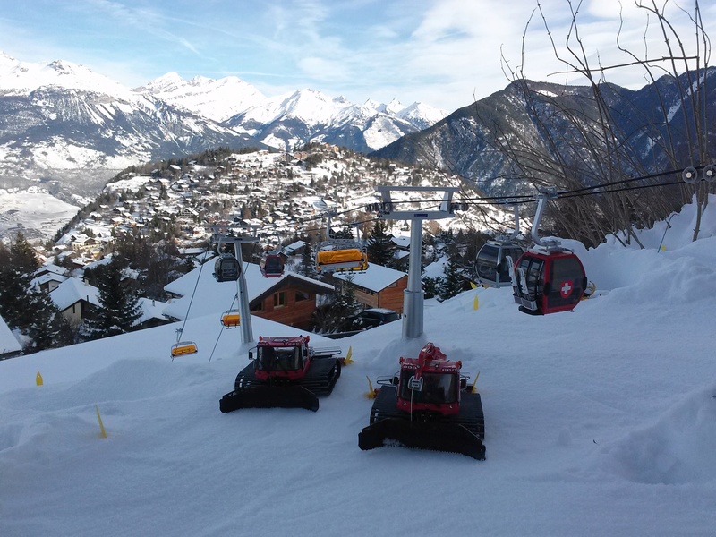 Station de ski miniature en Suisse