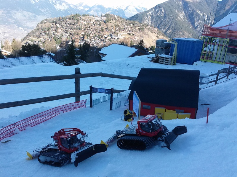 Station de ski miniature en Suisse