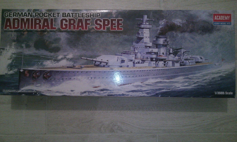 Admiral Graf Spee, Academy, 1/350 Boite10