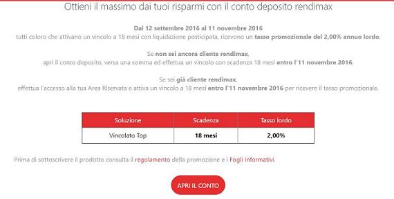 RENDIMAX offre il tasso al 2% a 18 mesi per nuovi/vecchi clienti [scaduta il 25/11/2016] Aaa10