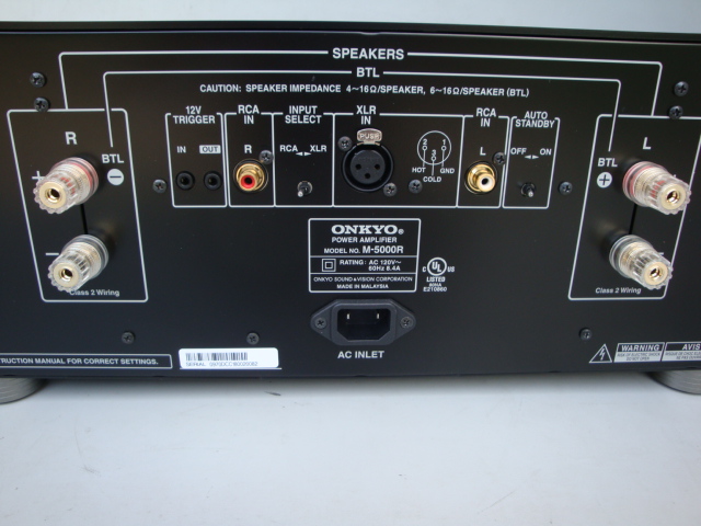   Power Onkyo Reference Hi-end 2ch M-5000R  Dsc02412