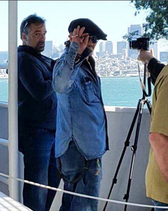 Johnny Depp visita a prisão de Alcatraz em San Francisco 20/07/2016 Alcatr10