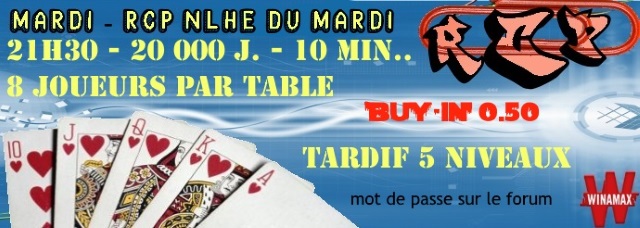 Tournoi RCP du MARDI sur WINAMAX buy-in 0.50€ a 21h30 le 11/10 2_affi11