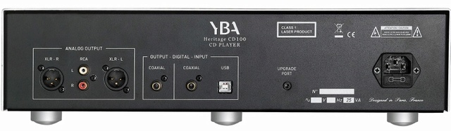 YBA Heritage CD100 CD Player (New) Yba_he15