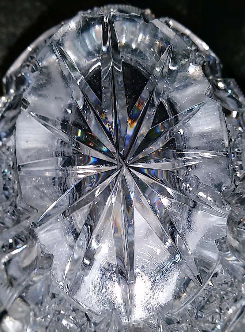 Crystal or Glass. Waterford Glass maybe?? Bowl110