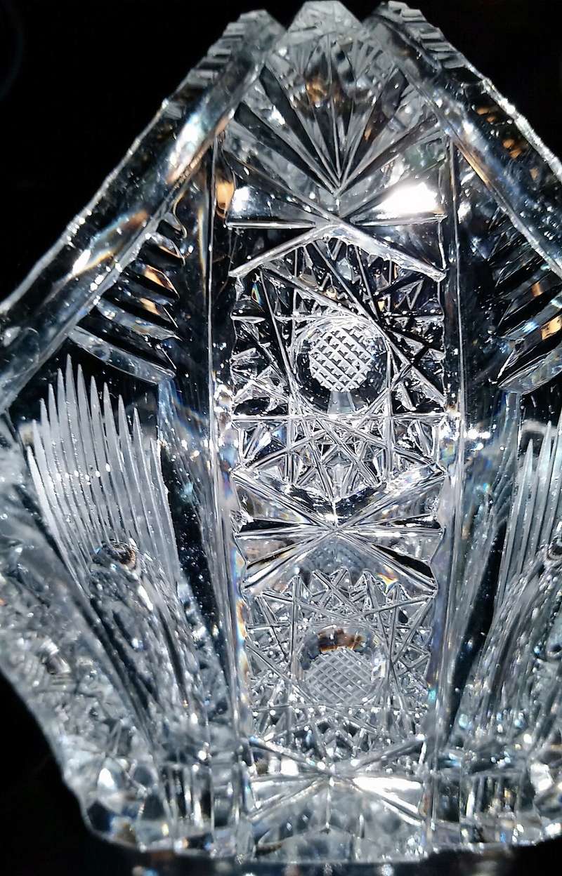 Crystal or Glass. Waterford Glass maybe?? Bowl310