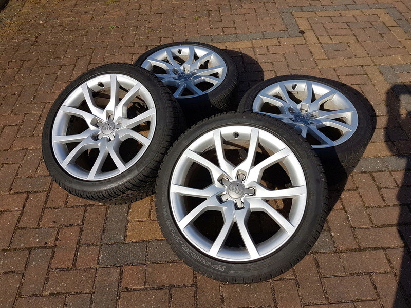 [SOLD] 4 x Winter Tyres & Audi 18” Rims from my Audi A5 20161019