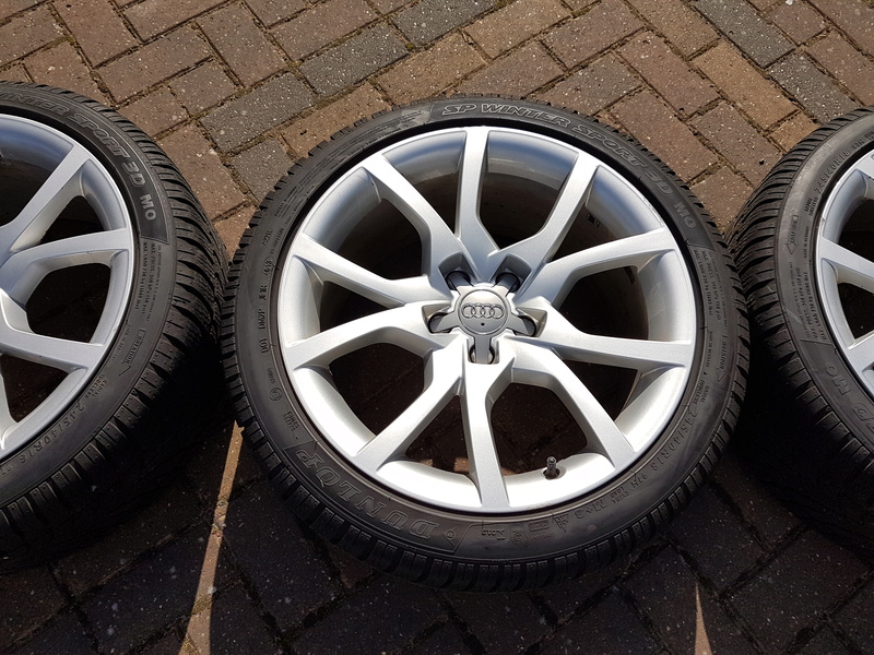 [SOLD] 4 x Winter Tyres & Audi 18” Rims from my Audi A5 20161020