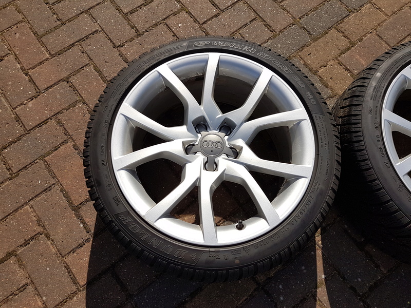 [SOLD] 4 x Winter Tyres & Audi 18” Rims from my Audi A5 20161023