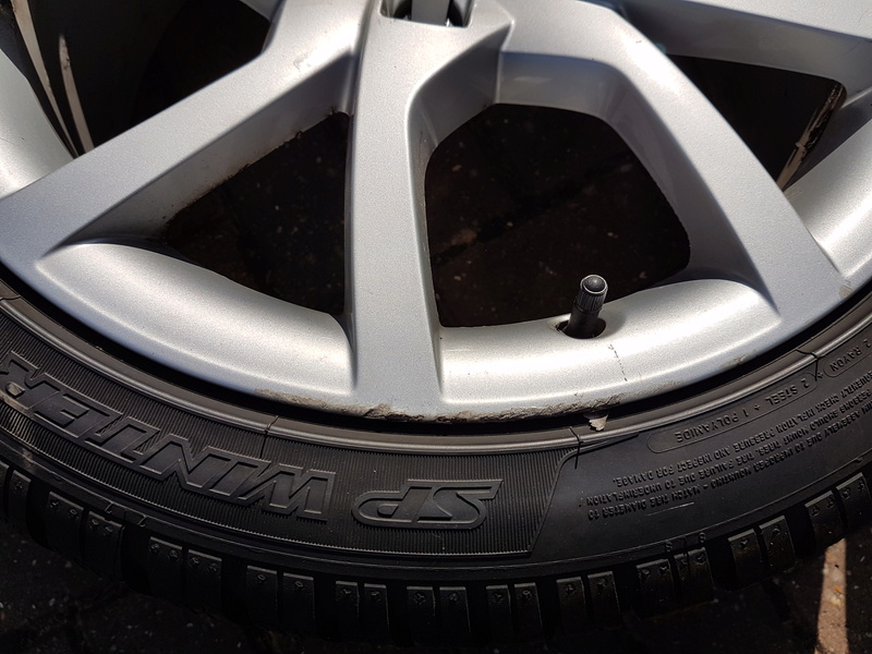 [SOLD] 4 x Winter Tyres & Audi 18” Rims from my Audi A5 20161025