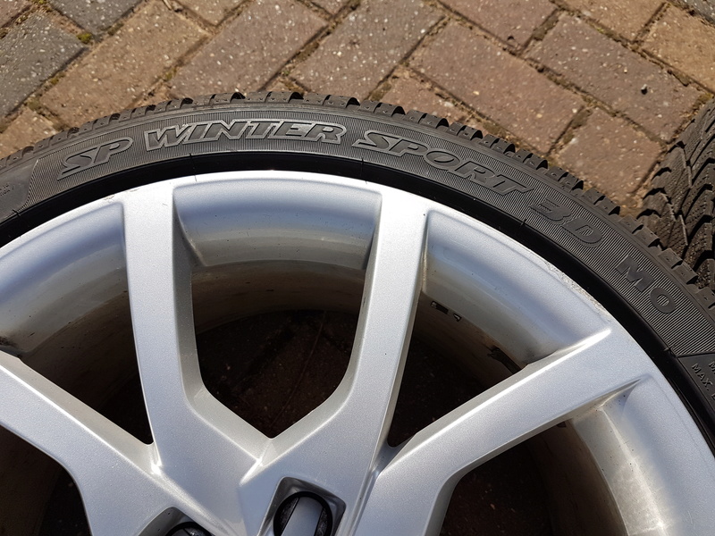 [SOLD] 4 x Winter Tyres & Audi 18” Rims from my Audi A5 20161028