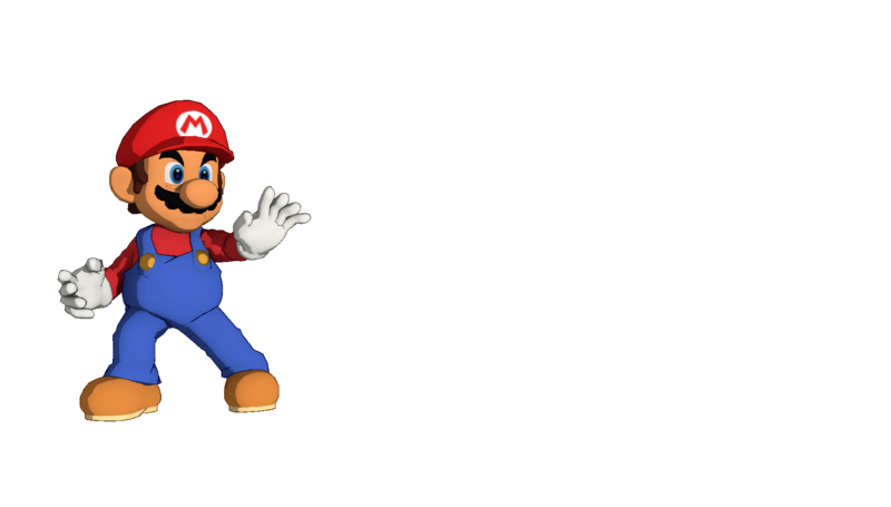 Sprite experimenting - Mario Pose12