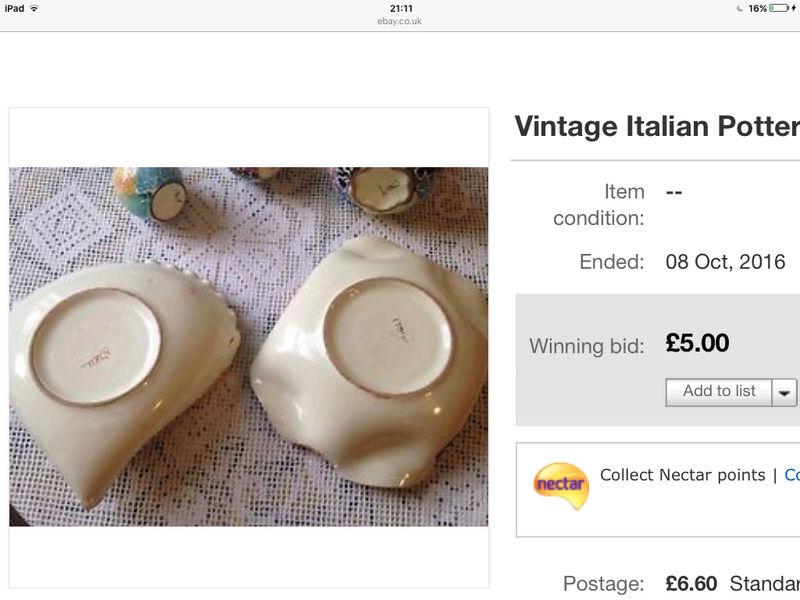 Could you tell me anything about my Italian pottery Image10