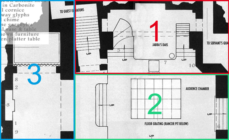 Diorama PALAIS DE JABBA Plan10