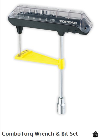 TOPEAK TPS-SP07 ComboTorq Wrench & Bit Set 3Nm-12Nm扭力批連工具組 - HK$138 工商寫字樓包速遞送貨 2014-116