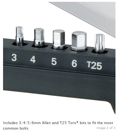 TOPEAK TPS-SP07 ComboTorq Wrench & Bit Set 3Nm-12Nm扭力批連工具組 - HK$138 工商寫字樓包速遞送貨 2014-118