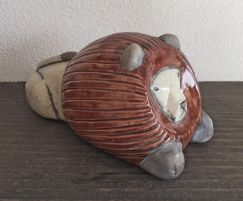 South African raku lion Eok-li10