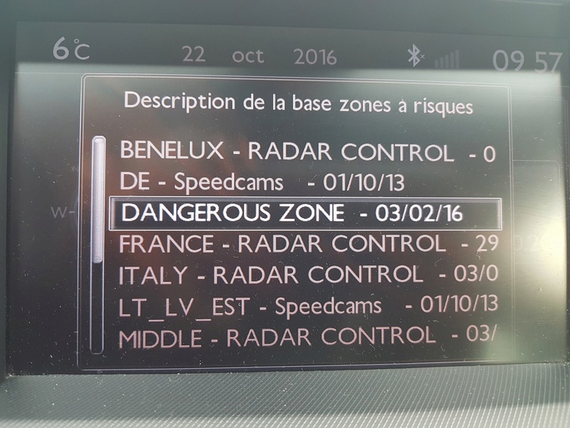 Suppression base radar 07/2015 de mon RT6 20161011