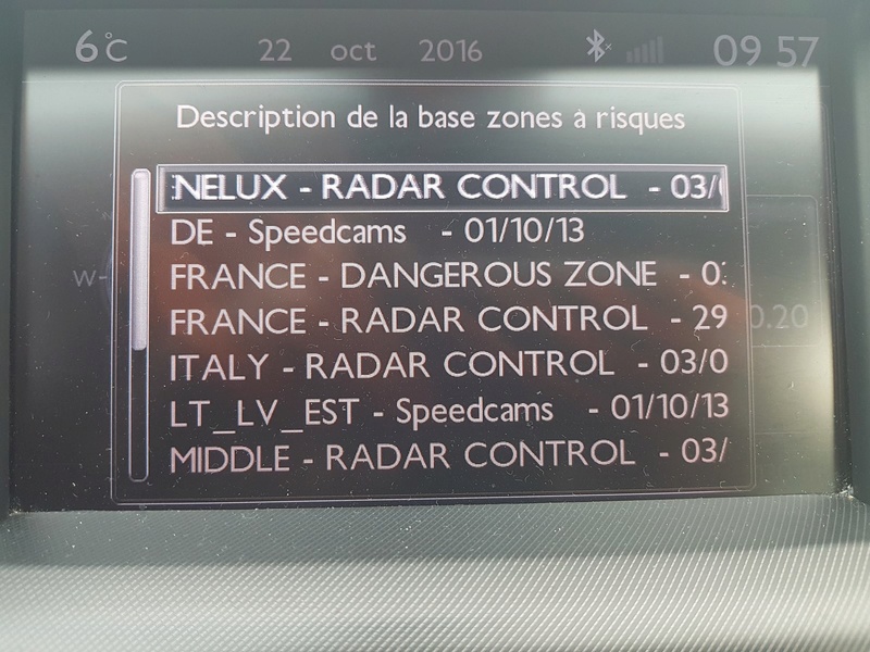 Suppression base radar 07/2015 de mon RT6 20161012