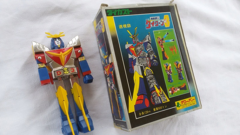 DAITARN 3 ROBOT CLOVER MADE JAPAN 1970 IN SCATOLA Daitar11