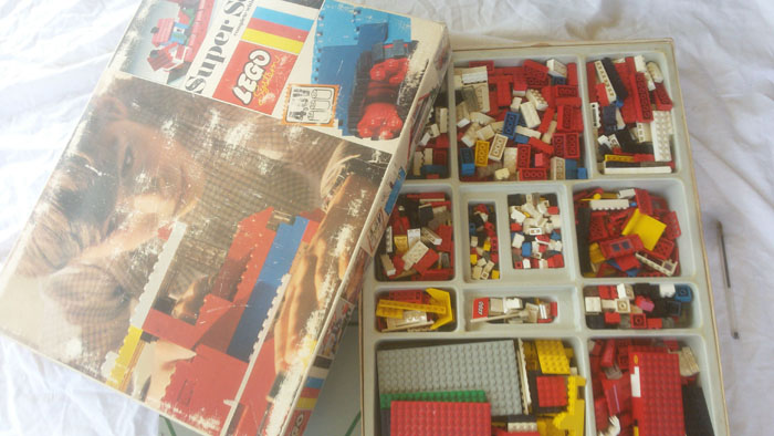 LEGO SYSTEM COSTRUZIONI SUPER SET IN BOX ANNO 1969 VINTAGE TOYS COD 088 RARO Lego_s12
