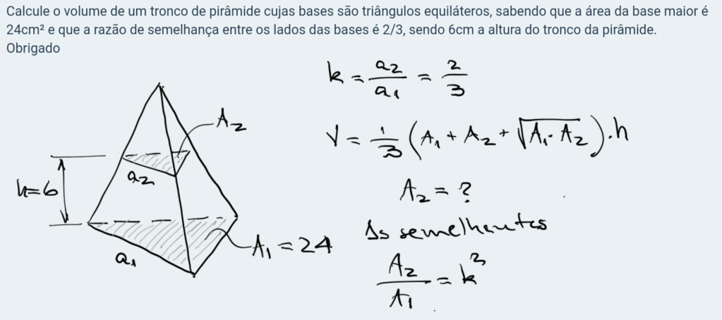 Como Calcular Volume De Tronco De Piramide Printable Templates Free