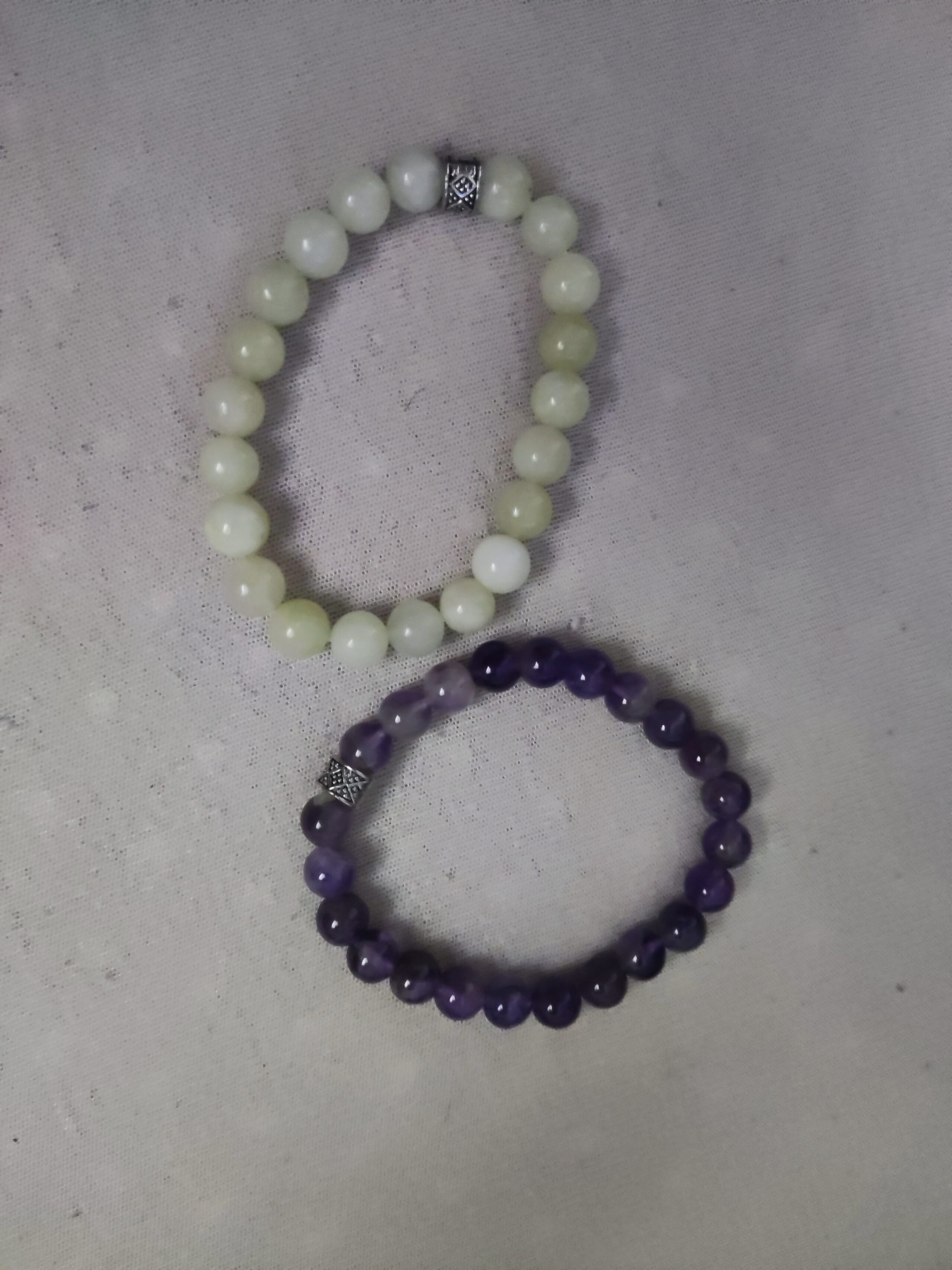 Bracelet d'améthyste et jade blanche  Img_2013